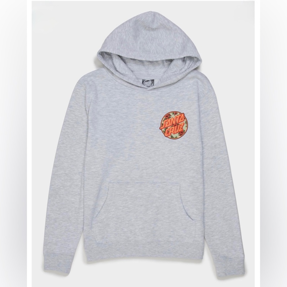 SANTA CRUZ On Vacation Boys Hoodie Tilly’s Exclusive, Gray, Cozy, Soft, sz Large